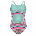 thumbnail image 3 of Dolfin Girls' Uglies Keyhole Back One Piece Swimsuit, 3 of 5