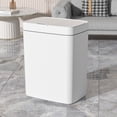 thumbnail image 1 of Cubo de basura con sensor inteligente de 15/18 l, cesto de basura silencioso, recargable para inodoro de baño FLhrweasw Nuevo, 1 of 7
