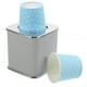 thumbnail image 2 of Dispensador de vasos de agua desechables Dispensador de vasos de papel Portavasos de bebidas tipo tirón con vaso de 20 piezas (vaso de patrón aleatorio), 2 of 6
