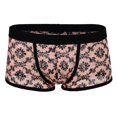 thumbnail image 2 of Ropa Interior Fina Transpirable de Encaje para Hombre Bóxers con Estampado Floral Calzoncillos Cortos con Bulto Calzoncillos L BLESIY Ropa interior de encaje de los hombres, 2 of 7