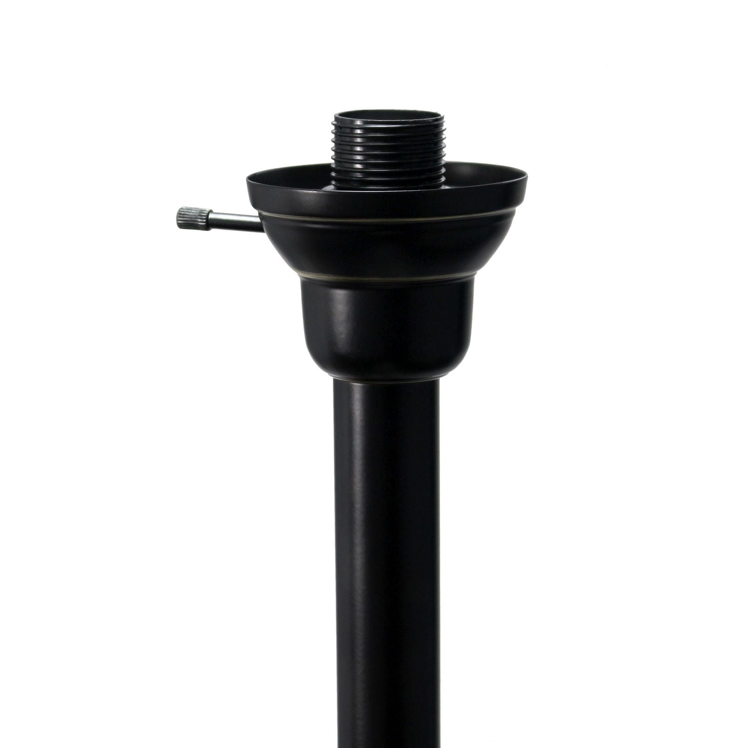 Lampadaire Elegant Designs à 3 lampes avec abat-jour en verre festonné blanc