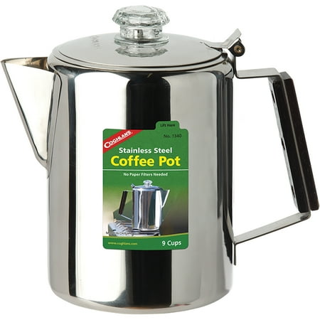 UPC: 0056389013407 | Coghlan S 9-Cup Coffee Percolator 1340 Stainless Steel