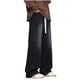 thumbnail image 1 of Pantalones largos de moda para hombre, casuales, de color sólido, con bolsillos y cremallera, cintura elástica, de poliéster., 1 of 9