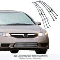 thumbnail image 2 of APS Compatible with Honda Civic 2009-2011 Sedan Lower Bumper Billet Front Grill Grille Insert H66768A, 2 of 7