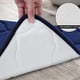 thumbnail image 4 of Alfombra de baño suave y antideslizante | Alfombra de baño de espuma absorbente | Alfombra de baño gruesa y lavable a máquina para bañera y ducha | Gris, azul marino y marrón, 4 of 6