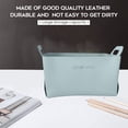 thumbnail image 3 of 1PCs Cosmetics Leather Storage Basket Snacks Desktop Storage Box Bathroom Bathroom Kitchen Leather Storage Basket, 3 of 6