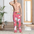 thumbnail image 6 of Lsque Yoga Unicorn Print Men's Pajama Pants, Lounge Pant - Comfortable Home Wear,Elastic Waistband, Stylish Design-XX-Large, 6 of 9
