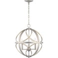 thumbnail image 1 of Progress P500068-134 Brandywine 3-Light 19.75" Farmhouse Pendant Light Silver, 1 of 2