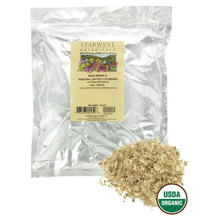 Best Starwest Botanicals - Bulk Marshmallow Root C/S Organic - 1 lb. deal