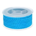 thumbnail image 1 of Unique Bargains Nylon Thread Twine Beading Cord 3mm Extra-Strong Braided Nylon Crafting String 4M/13 Feet, Bright Blue, 1 of 7