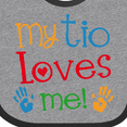 thumbnail image 4 of Inktastic My Tio Loves Me Boys or Girls Baby Bib, 4 of 4