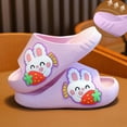 thumbnail image 2 of Godom Toddler Slippers Non-Slip Super Soft Quick Drying Shower Slides Beach Water Shoes, 2 of 4