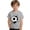 Grey*, variant on Boys T-Shirts Summer Short Sleeve Casual Crew Neck Soccer Ball Pattern Comfortable Tops Playful Vacation Tees
