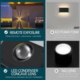 thumbnail image 4 of MEC SOL MEC07 Solar Outdoor Wall Light Warm White Column Design, 4 of 5