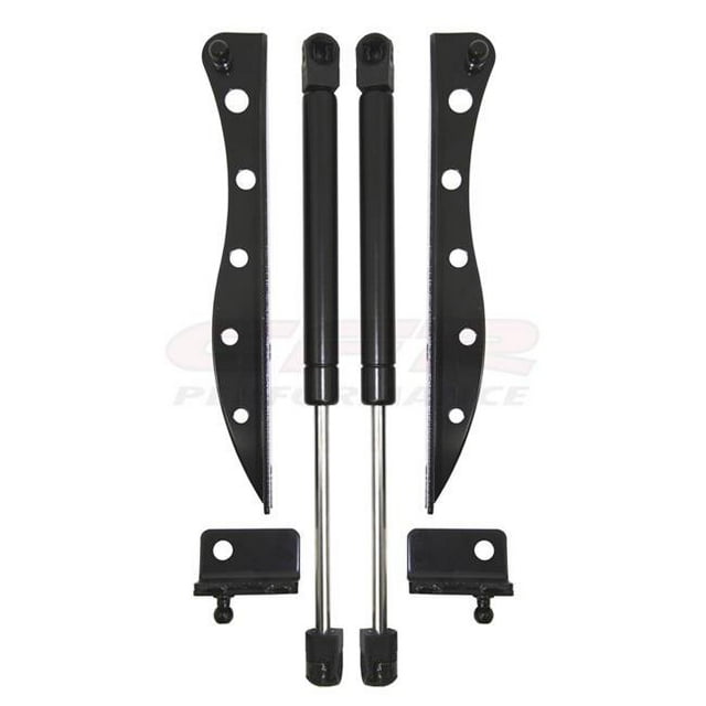 2005-2013 Kit de Levage de Jambes de Force de Hotte de Mustang - Noir