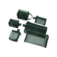 thumbnail image 5 of 6 Pack Clear Mesh Zipper Storage Pouches, Multi Size Transparent Nylon Organizer Bags, Portable Travel Pouch for Electronics Cosmetics Stationery Small Sundries Green, 5 of 6
