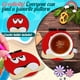 thumbnail image 4 of Juego de posavasos artísticos Wdftyju Pintura de diamantes 8 Uds. Donut de madera con soporte, 4 of 7