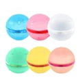 thumbnail image 1 of 6 PCS (Color aleatorio) Globos de agua reutilizables Bolas de agua, Globos de agua biodegradables, Globos de agua de silicona suave Auto sellado Llenado rápido Verano, 1 of 5