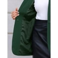 thumbnail image 6 of DARING DIVA Women's Business Button Down Notch Collar Dressy Blazer Jacket XS Green, 6 of 6