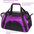thumbnail image 2 of DISEN Cat Carrier Soft Pet Carrier,Pet Carrier Airline Approved Cat Carriers & Dog Carriers for Small Dogs,Breathable Mesh Travel Portable Bag & Pet Carrier for Cat,Purple, 2 of 6