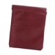 thumbnail image 4 of Bolsa de maquillaje de cuero sintético, pequeña, mini, de viaje, portátil, impermeable, organizador de joyas, estuche para lápiz labial, auriculares y Vino tinto 12x15cm, 4 of 8