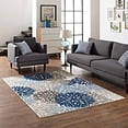 thumbnail image 2 of Modway Calithea Vintage Classic Abstract Floral 5x8 Area Rug In Blue, Brown and Beige, 2 of 6