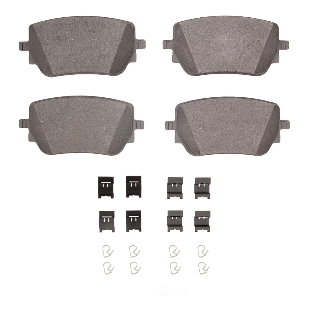 Dynamic Friction Company 1551-2271-01 DFC 5000 Advanced Brake Pads - Ceramic and Hardware Kit - OE