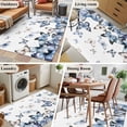 thumbnail image 5 of Area Rug for Living Room, Blue Butterflies Non-Slip Indoor Large Carpet for Bedroom/Dining Room, Elegant Pastoral Butterfly Washable Low-Profile Rectangle Floor Mat Runner Rugs - 2.7 x 5 Ft, 5 of 7