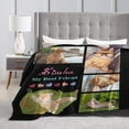 thumbnail image 6 of Gifts for Cat Lovers, Custom Cat Themed Blanket Personalised Photo Blanket for Pets, Cat Lovers Gift Ideas Soft Throw Blankets for Women Girls Christmas Birthday Gifts with Cute Cats, 6 of 6