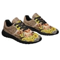 thumbnail image 6 of Ish Highland Cattle Sunflower Shoes Sneakers Black Size 10, 6 of 7