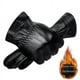 thumbnail image 3 of Guantes cálidos de invierno para hombre, guantes de cuero resistentes al frío para montar en motocicleta, guantes con forro polar para exteriores, impermeables y con pantalla táctil, 3 of 4