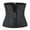 Black, variant on Zipper Closure Waist Trainer, Adjustable Tummy Control Shaper