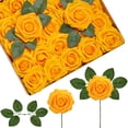 thumbnail image 1 of Rosas artificiales de espuma InnoGear, 50 unidades, color amarillo, 1 of 7