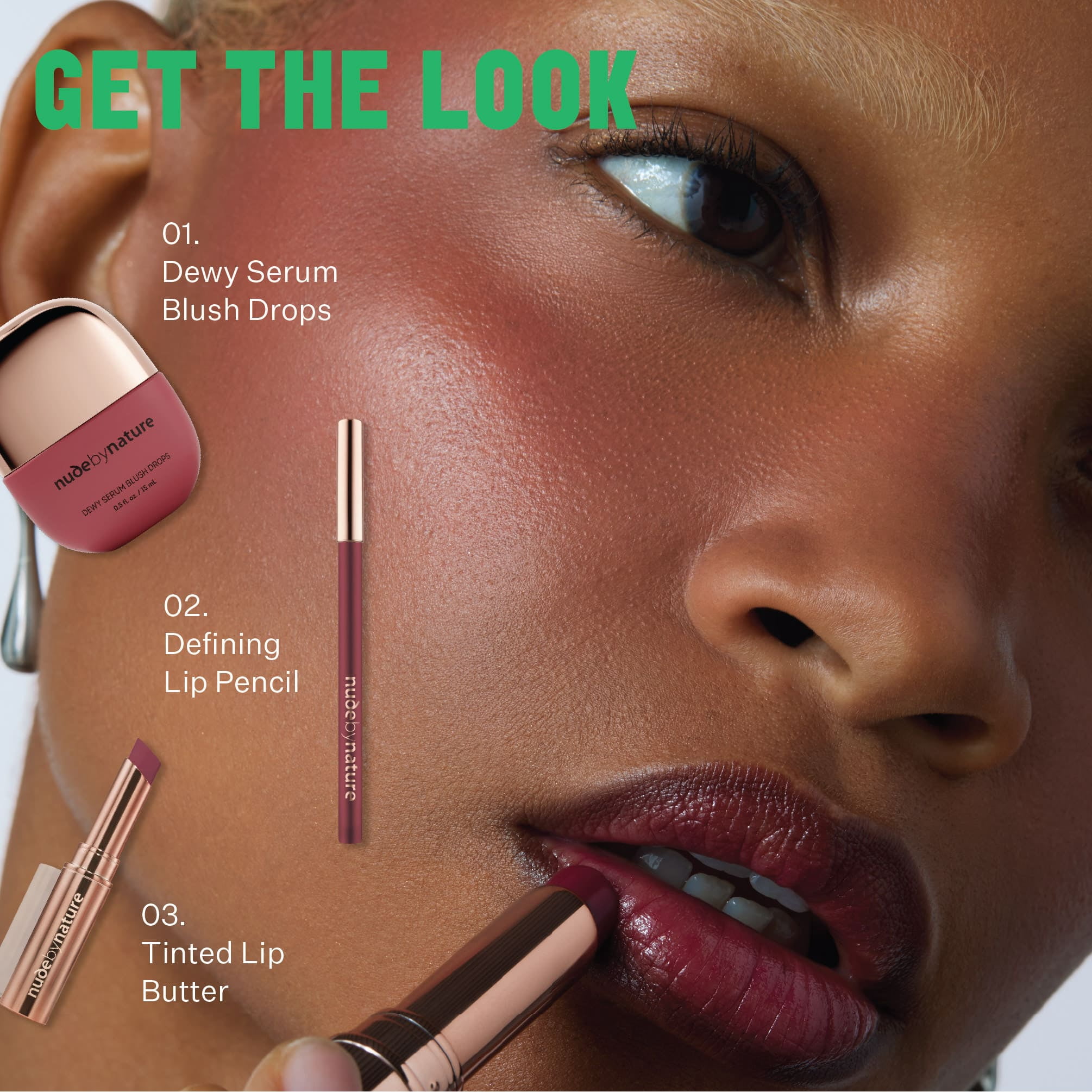 Nude by Nature Tinted Lip Butter, 04 Cherry