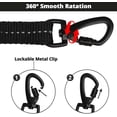 thumbnail image 2 of Long Dog Leash 25 FT: Heavy Duty Rope Leashes for Dogs Training with Swivel Lockable Hook Reflective Threads Bungee and Padded Handle - Dog Lead for Large Small Medium Dogs Outside Walking Hiking, 2 of 5