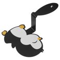 thumbnail image 2 of Toallero magnético con forma de pingüino para nevera. Soporte de pared con imán, sin necesidad de taladrar. Accesorio de cocina., 2 of 8
