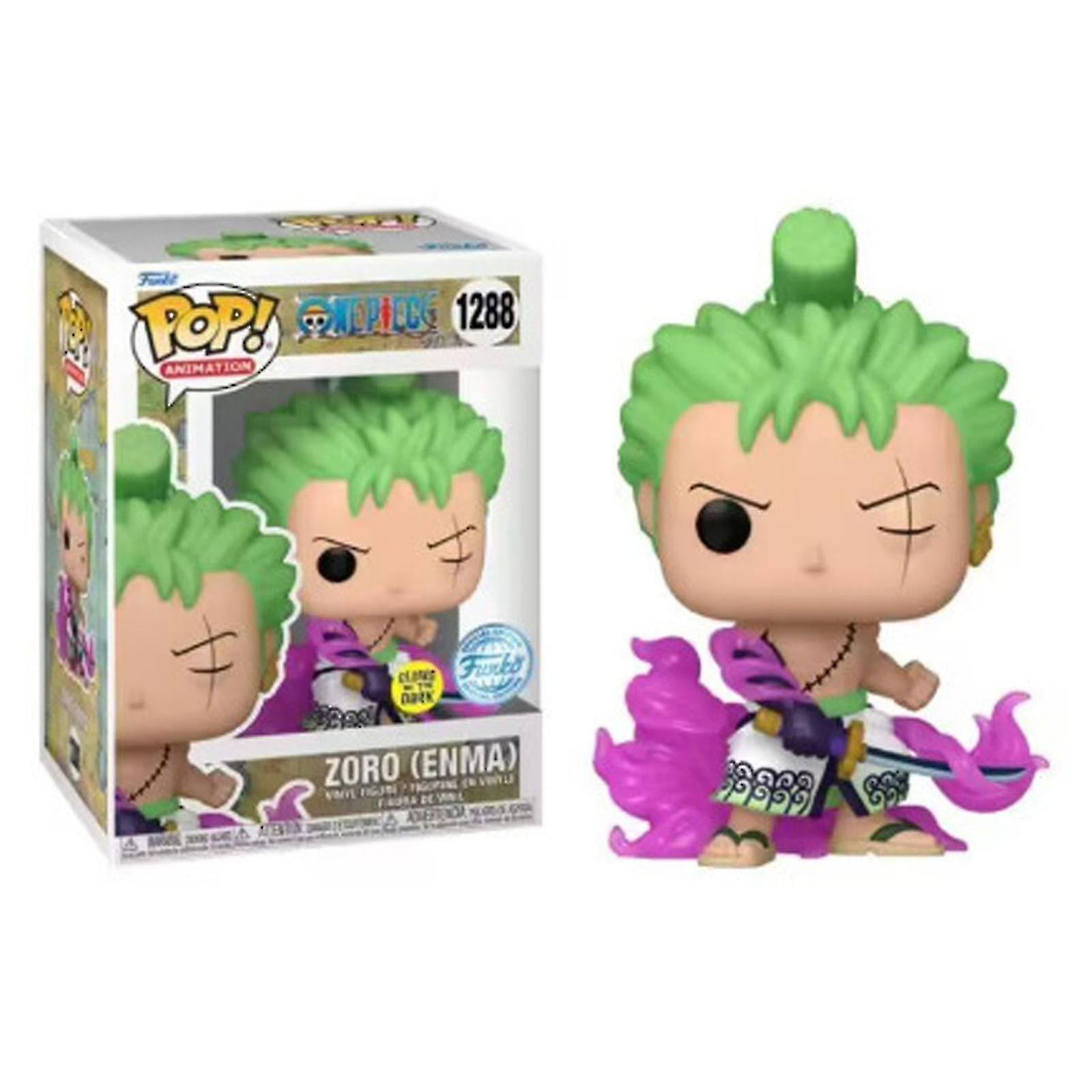 100% Brand New Funko Pop! One Piece Zoro (enma) Gitd #1288 Chalice