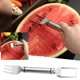 thumbnail image 1 of Xihbxyly Cortador de Sandía, Tenedor Rebanador 2 En 1, Cuchillo de Corte Automático, Acero Inoxidable, Diseño Fácil de Usar, Portátil y Ligero, Perfecto para Barbacoas de Verano, Familia, Camping, 1, 1 of 7