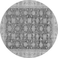 thumbnail image 1 of Ahgly Company Indoor Round Oriental Gray Modern Area Rugs, 6' Round, 1 of 4