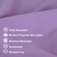 thumbnail image 3 of Housse de Coussin de Corps en Microfibre Longue Violette 20"x48 Pouces, 3 of 7