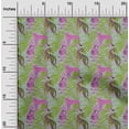 thumbnail image 2 of oneOoneVelvetLightGreenFabricTropicalLeafWithAnimalSewingFabricByTheYardPrintedDiyClothingSewingSupplies58InchWide, 2 of 4
