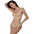 thumbnail image 2 of Bra and Panty Sets for Women Crop Top and Ribbed Panties Set Fitness Sports Push up Ladies Underwear, 2 of 4
