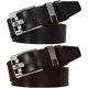 thumbnail image 1 of Cintos auténticos DobBeltStyle 2Pzas 110cm Negro y Café Cuero/Metal Masculino. Aero X MXTBZ-003, 1 of 1