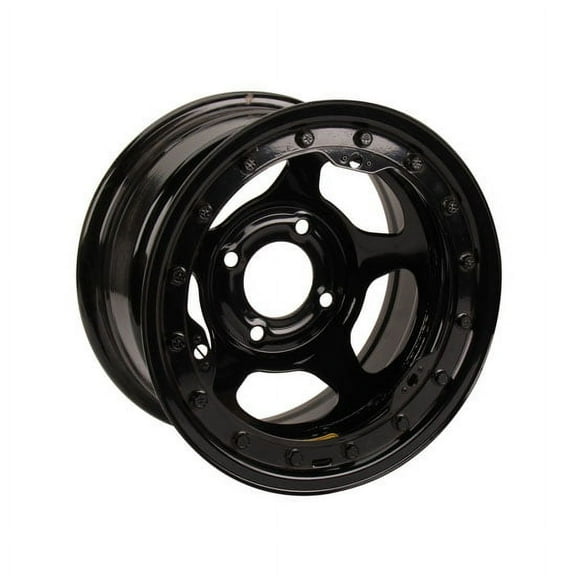 Bassett 38ST2L 13X8 Inertia 4x4.5 2 In. BS Black Beadlock Wheel