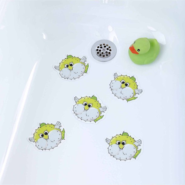 SlipX Solutions Adhesive Bath Treads Tub Tattoos