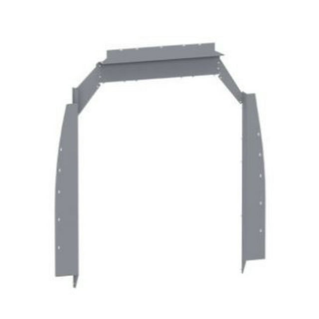 Holman Bulkhead Divider Wing 40669SH For Holman Bulkhead Models 4066X; Powder Coated; Steel; Grey