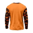 thumbnail image 4 of Zylarhe Kids Halloween Sweatshirts Halloween Theme Kids Sweatshirt Cozy Long Sleeve Orange 4-5 Years, 4 of 4