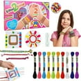thumbnail image 1 of HLONK Friendship Bracelet Making Kit Toys  Ages 7 8 9 10 11 12 Year Old Girls Gifts Ideas  Birthday Present for Teen Girl  Arts and Crafts String Maker Tool  Bracelet DIY  Kids Travel Act, 1 of 9
