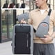 thumbnail image 1 of Xihbxyly Mochila de Tres Piezas, Gran Capacidad, Carga Usb, Prácticos Compartimentos, Correas Anchas y Cómodas, Ideal para La Escuela y Viajes, para Hombres y Mujeres, Incluye Bolso y Bolso de Mano., 1 of 2