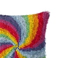 thumbnail image 4 of DIY Latch Hook Rug Kits Crochet Needlework Crafts with Basic Tool for Kids Adult - Rainbow, 4 of 10